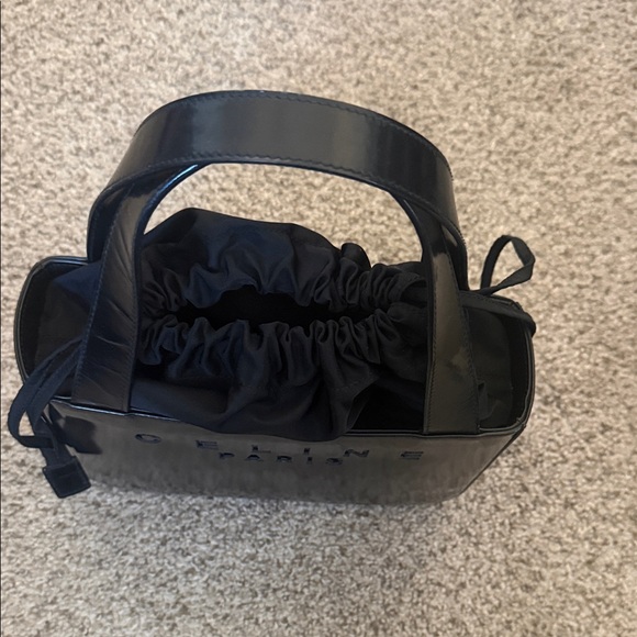 Celine Black Glossy Tote Bag - Picture 3 of 12